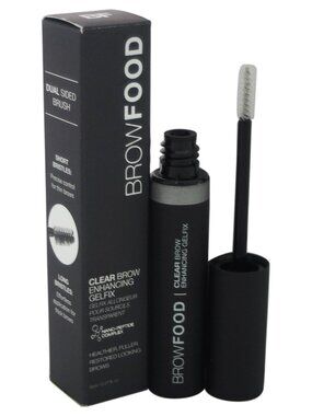 BrowFood Clear Brow Enhancing Gelfix 8ml Eyebrow Styling Gel Nano Peptide New